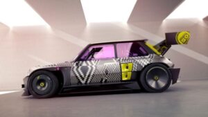 Renault R5 Turbo 3E yandan görünüm