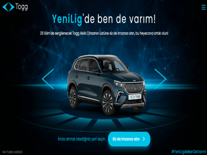 togg'un yeni kampanyası: yerli otomobilde imzanız olabilir