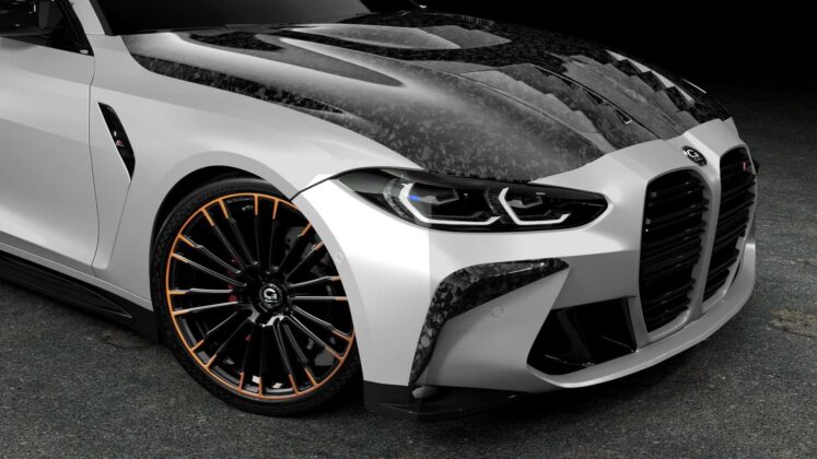 BMW M3 G3M BiTurbo yandan g&ouml;r&uuml;n&uuml;m beyaz renk