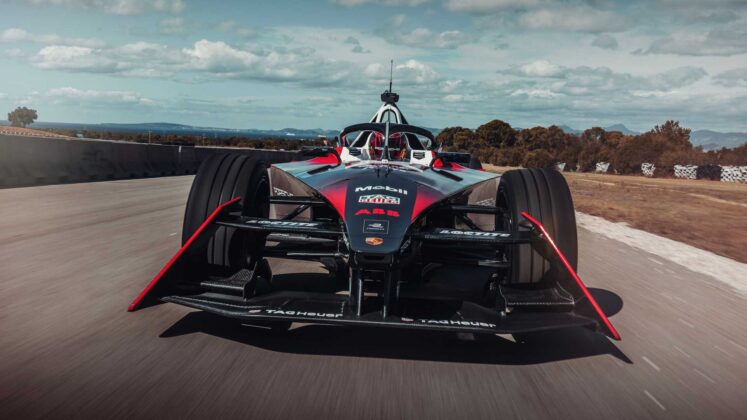 Porsche 99X Gen3 Formula E aracı &ouml;nden g&ouml;r&uuml;n&uuml;m