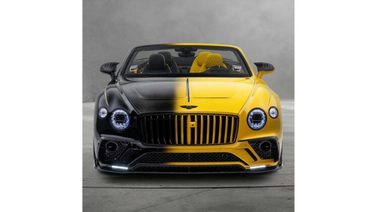 Modifiye Bentley Continental &ouml;nden g&ouml;r&uuml;n&uuml;m
