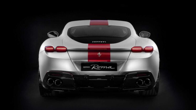 Ferrari Roma arkadan g&ouml;r&uuml;n&uuml;m