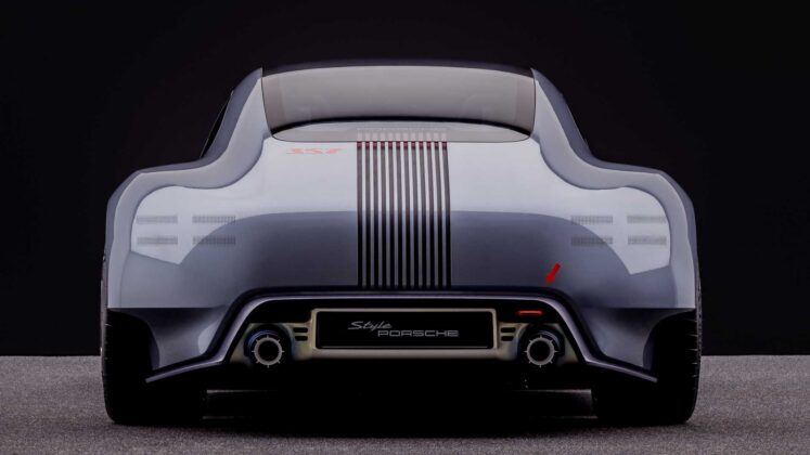 Porsche Vision 357 konsept otomobil arkadan g&ouml;r&uuml;n&uuml;m